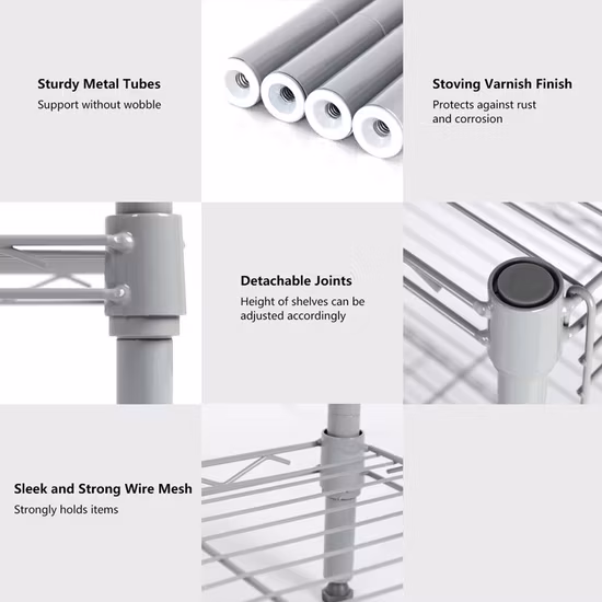 전시회를 위한 5개의 층 철사 진열대 상점 전시
